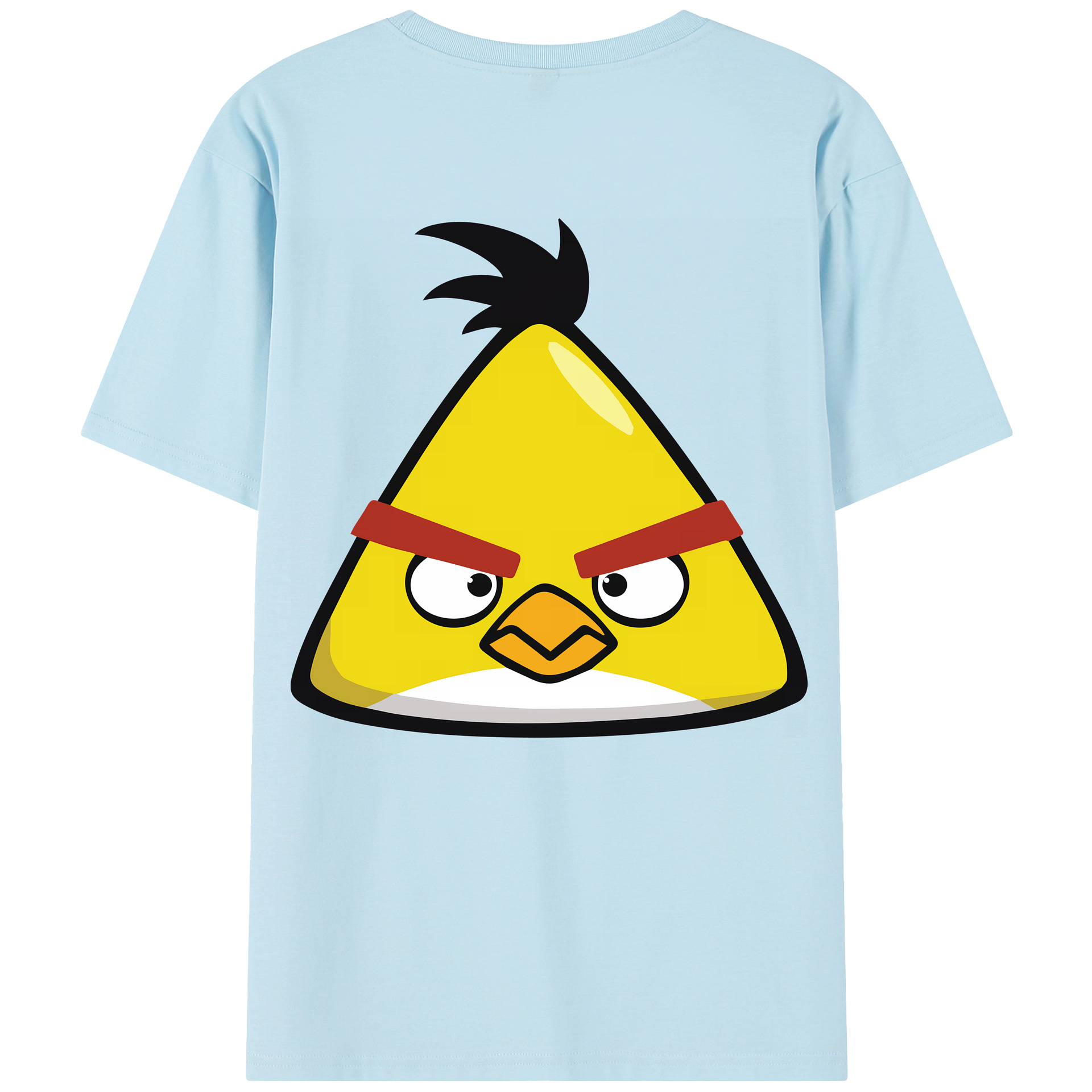（画像用） Angry Birds アングリーバード 綿100％半袖Tシャツ（背面プリント）